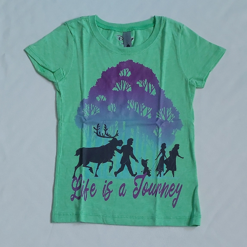 Disney frozen 2 life is a Journey Graphic Print t-chirt toddler Girls size XS 3